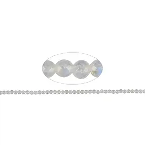 Rang de colliers boules, Labradorite (blanche), à facettes, 02,5mm (38cm) | Marco Schreier