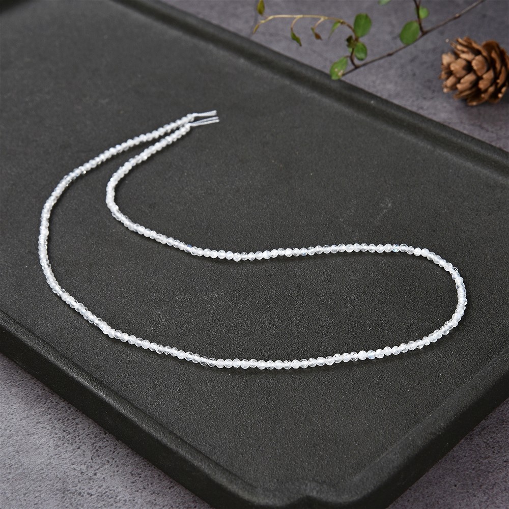 Rang de colliers boules, Labradorite (blanche), &#xE0; facettes, 03mm (36cm) | Marco Schreier