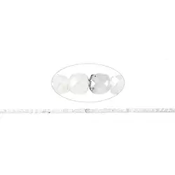 142680208420 Collar en forma de cubo, Labradorita (blanca), 04mm (39cm) | Marco Schreier