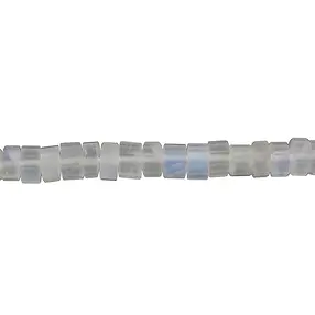Rang de collier, Labradorite (blanche) AA, à facettes, 04 x 07-08mm | Marco Schreier