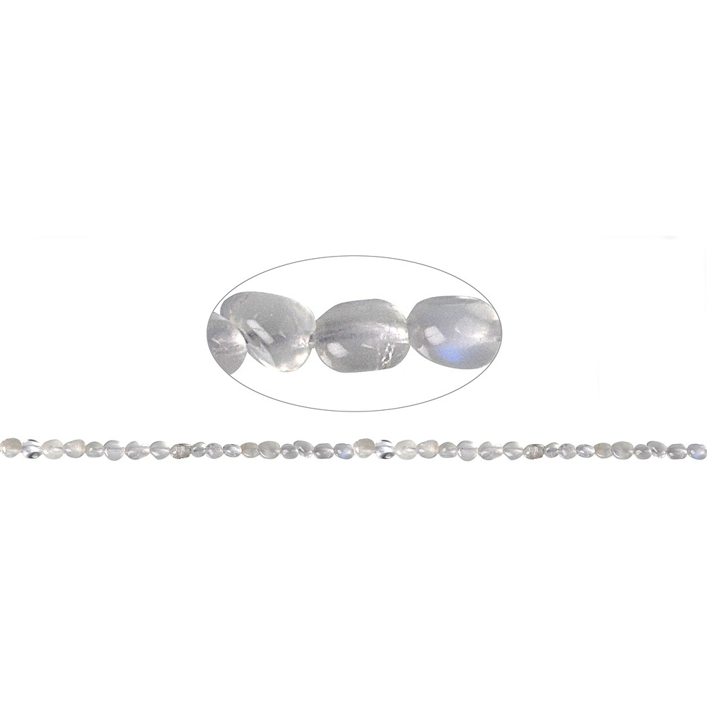 Tira de guijarros, Labradorita (blanca), 04-08mm | Marco Schreier