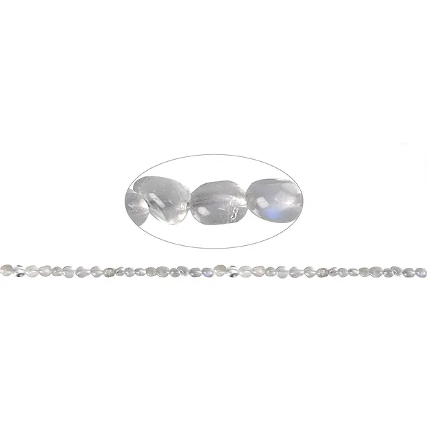 Strand Pebbles, Labrodorite (white), 04-08mm | wholesaler gems & healing stones