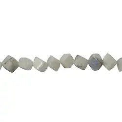 142681448520 Strang Würfel, Labradorit (weiß), 04mm | Edelsteine, Heilsteine & Schmuck-Handel