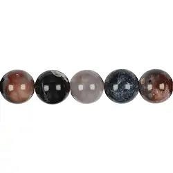 142710101120 Rang de collier boules, Sardonyx, 14mm (38cm) | Marco Schreier
