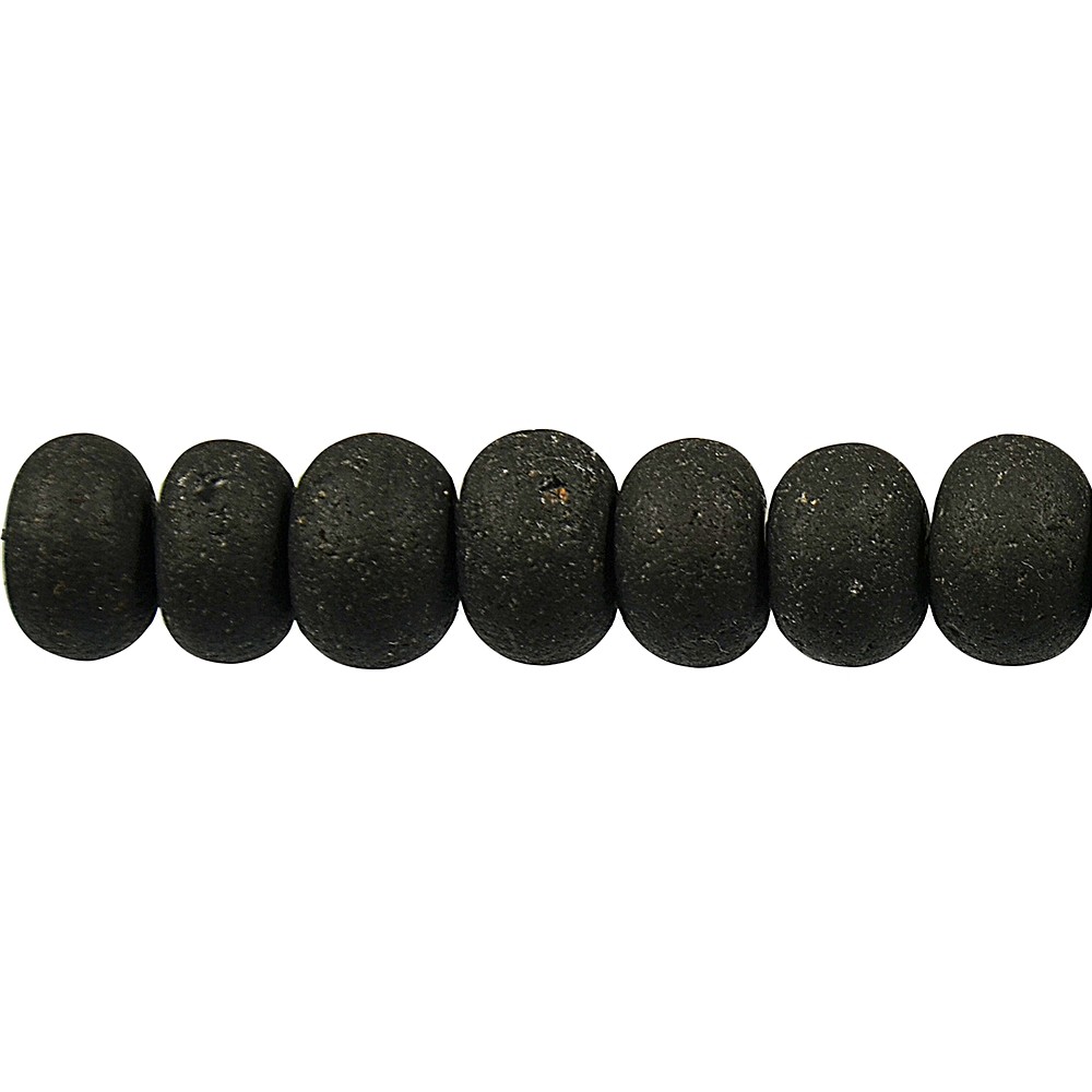 Strang Button, Sardonyx (Antik) matt, 09-10 x 14mm (33,5 cm) | Marco Schreier