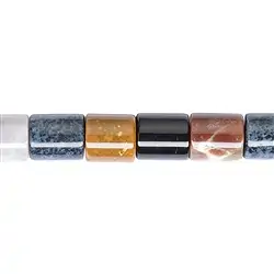 142710409720 Strang Walzen, Sardonyx, 14-16 x 14mm | Edelsteine, Heilsteine & Schmuck-Handel