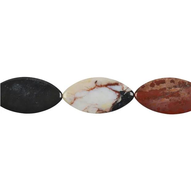 Navette, Sardonyx, 40 x 18-22mm | piedras preciosas, piedras curativas y joyería