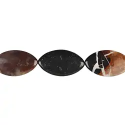 142710512620 Strand of Marquises, Sardonyx, 30 x 18mm | wholesaler gems & healing stones