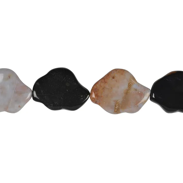 Strand Nugget Cloud, Sardonyx, 30-35 x20-28mm | wholesaler gems & healing stones