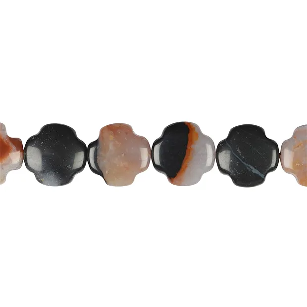 Cruz de sardonyx, 14 x 14 mm | piedras preciosas, piedras curativas y joyería