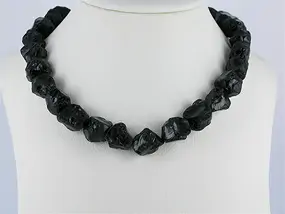 Tiras de pepitas, Obsidiana (negra), en bruto, 12 - 17mm | Marco Schreier
