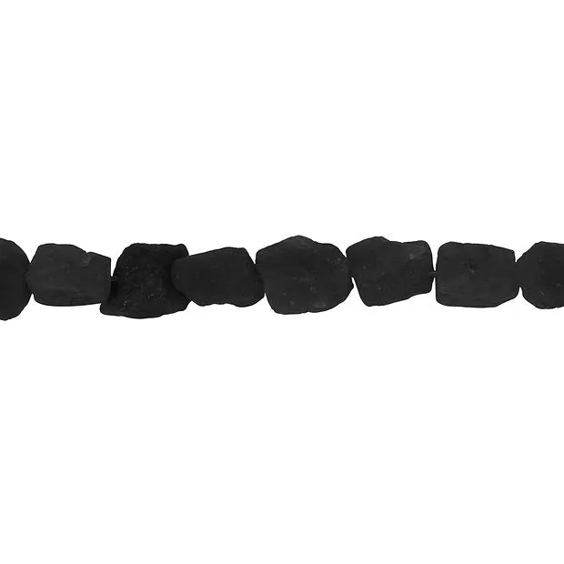 Strang Nuggets, Obsidian (schwarz), roh, 12 – 17mm | Marco Schreier