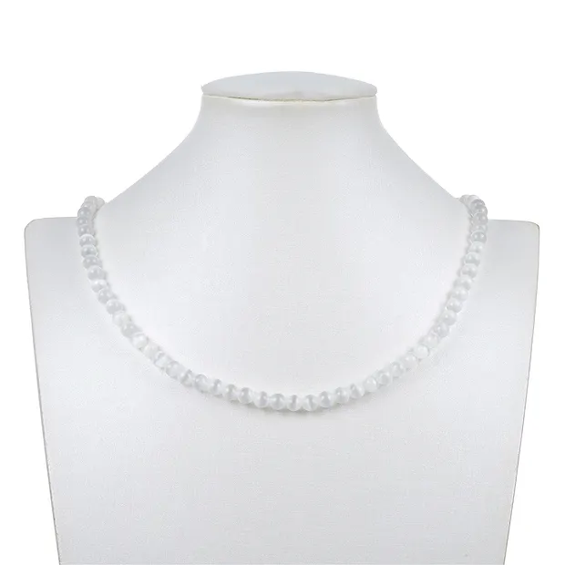 Strang Kugeln, Selenit, 06mm | Mineralienhandel Edelsteine, Heilsteine & Schmuck