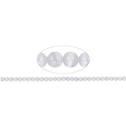 142890100520 Rang de collier boules, sélénite, 06mm | Marco Schreier