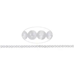 142890100520 String Beads, Selenite, 06mm | wholesale supplier gems, healing stones & jewelry