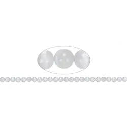 142890100720 Strang Kugeln, Selenit, 08mm | Mineralienhandel Edelsteine, Heilsteine & Schmuck