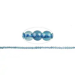 142980100121 Cuentas de piedras preciosas, indigolita AA, 02mm (38cm) | Marco Schreier