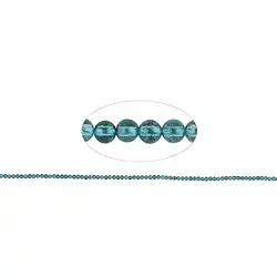 142980100322 Rang de collier boules, Indigolite AA, 04mm | Marco Schreier