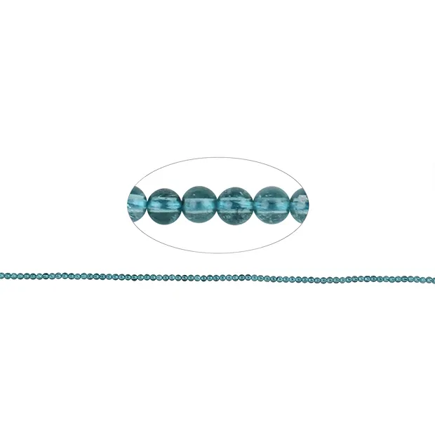 String Beads, Indigolite AA, 04mm | wholesaler gems, healing stones & jewelry