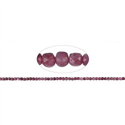 142990208420 Cubo a filo, tormalina (rosa), sfaccettato, 04 mm | Marco Schreier