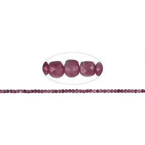 Rang de collier, tourmaline (rose), 04mm, facetté | Marco Schreier