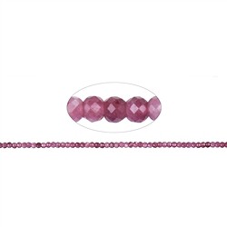 142990318021 Rang de colliers, Rubellite A, à facettes, 02 x 03mm (39cm) | Marco Schreier