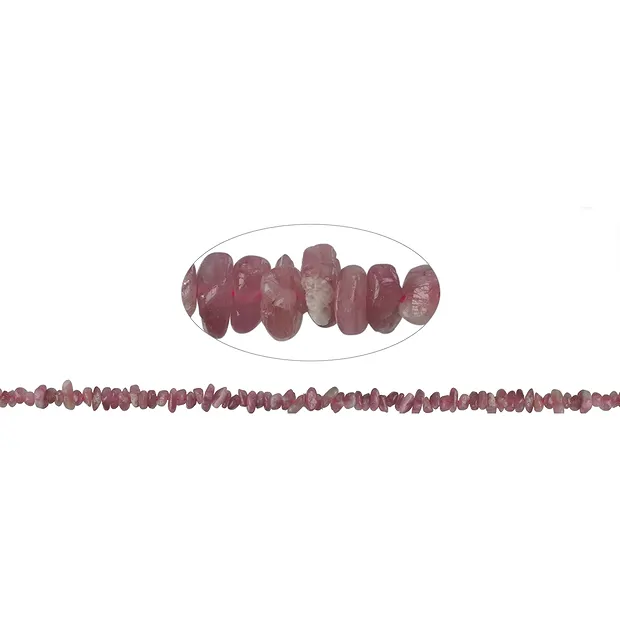 Strang Pebbels, Turmalin (rosa), 03 x 05-07mm | Edelsteine, Heilsteine & Schmuck