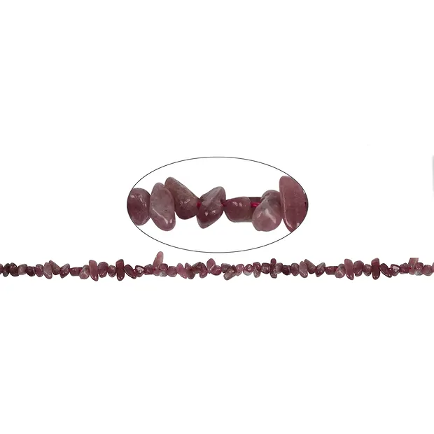 Strand of chips, tourmaline (pink) , 03-04 x 06-10mm | Marco Schreier