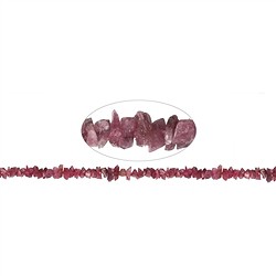 142990606600 Rang de colliers Chips (bruts), tourmaline (rose), 05 x 08mm | Marco Schreier