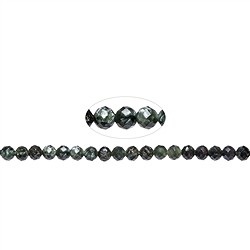 143030113020 Rang de colliers boules, S&#xE9;raphinite, &#xE0; facettes, 05,8mm (39cm) | Marco Schreier