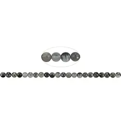 143050327020 Strand Coins, Cuarzo ojo de gato, facetado, 04 x 02mm | Marco Schreier