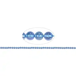 143170100320 String Beads, colored quartz (shade "aqua aura"), 04mm | Marco Schreier