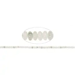 143220300120 Cordón botón cuarzo clorita 02 x 04mm (39cm) | Marco Schreier