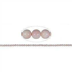 143250100320 Rang de colliers boules, nacre (rose), 04mm | Marco Schreier