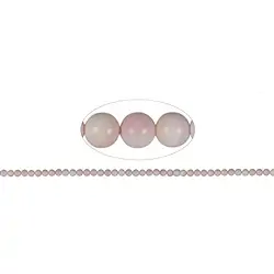143250100320 Rang de colliers boules, nacre (rose), 04mm | Marco Schreier