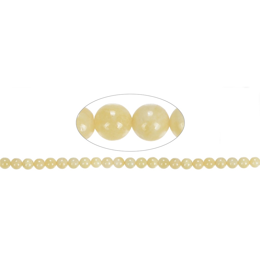 Strang Kugeln, Heliodor, 08mm | Großhändler Edelsteine, Heilsteine & Schmuck
