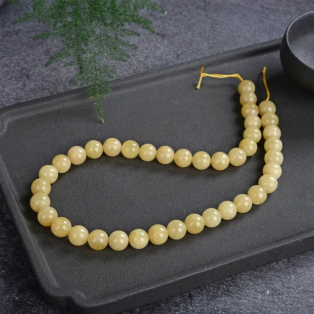 Rang de collier boules, Héliodore, 10mm | Marco Schreier
