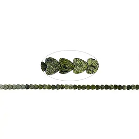 Strang Herzen, Serpentin (Asterit), 06mm | GH Edelsteine, Heilsteine & Schmuck