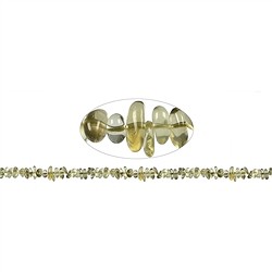 143410619320 Filo di scaglia, quarzo calcareo (bruciato), 01-03 x 03-08mm (88cm) | Marco Schreier