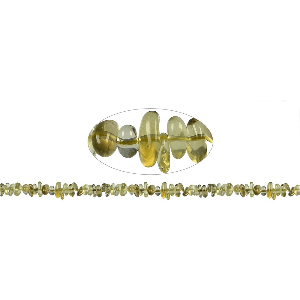 Strang Splitter, Limonenquarz (gebr.), 03-05 x 05-10mm | Marco Schreier