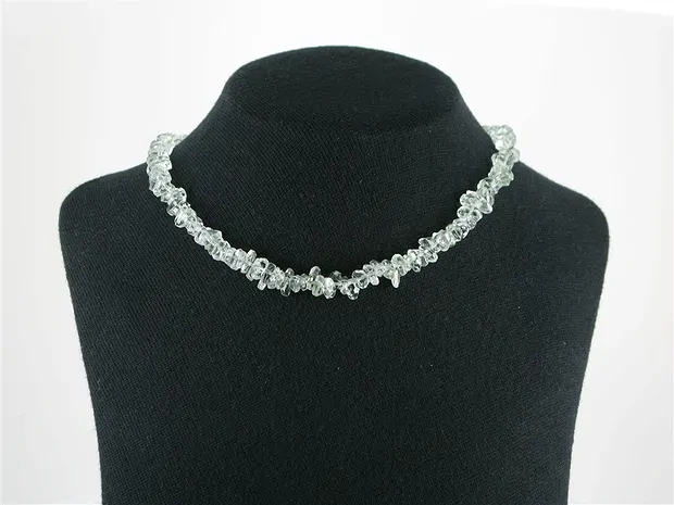 Fili di pepite, quarzo calcareo (bruciato), sfaccettato, 03-05 x 06-13 mm | Marco Schreier