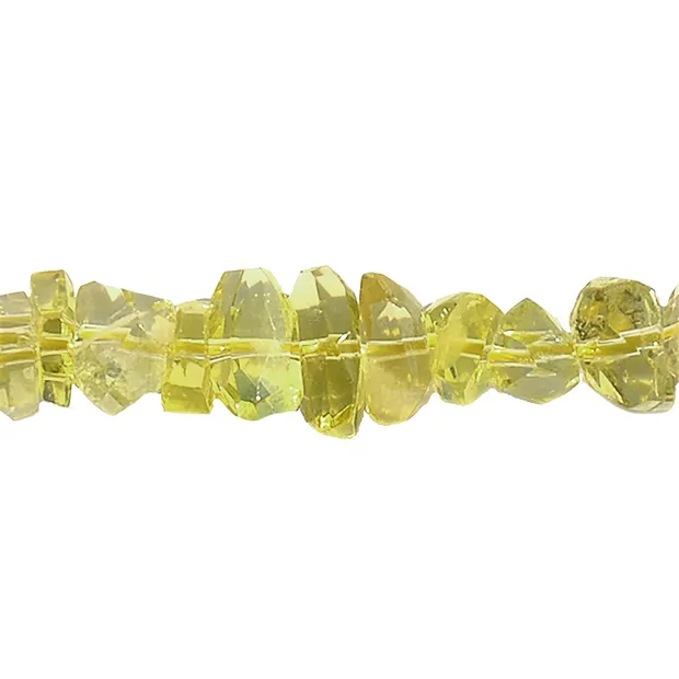 Fili di pepite, quarzo calcareo (bruciato), sfaccettato, 03-05 x 06-13 mm | Marco Schreier