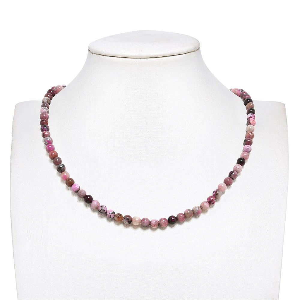 Fili di perle di calcite (calcite cobalto), 05 - 06 mm | Marco Schreier