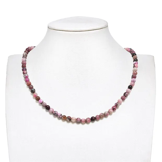 Rang de collier boules, calcite (calcite cobalt), 05 - 06mm | Marco Schreier