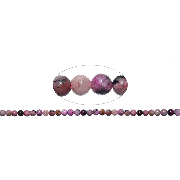 String Beads, Calcite (Cobalt Calcite), 05 - 06mm | Marco Schreier