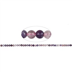 143530109023 Rang de collier boules, tourmaline (rose), 05,5 - 06mm (39cm) | Marco Schreier