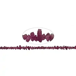143530606600 Rang de colliers éclats bruts, tourmaline (rose), mat, 04 - 08mm | Marco Schreier
