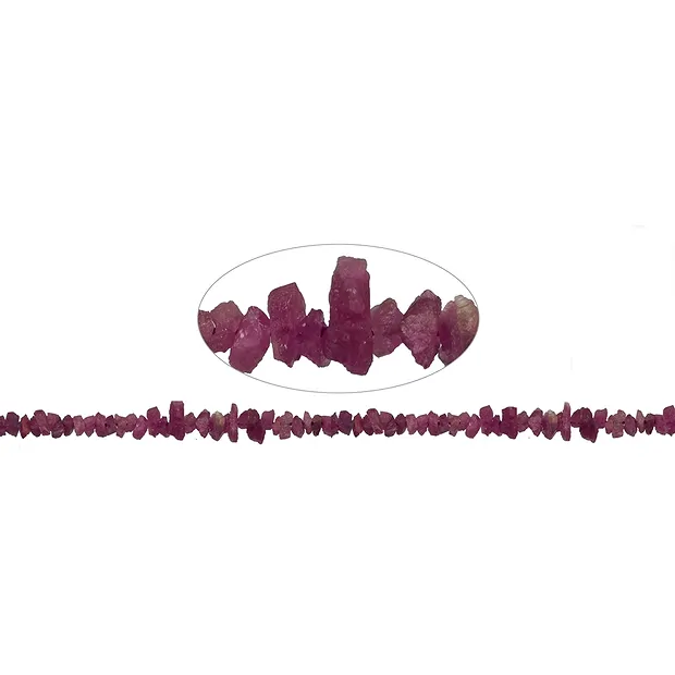 Strang Splitter roh, Turmalin (rosa), matt, 04 – 08mm | Marco Schreier