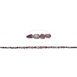 143530708621 Tira de pepitas, turmalina (rosa), 08-15 x 07-10mm, con degradado (50cm) | Marco Schreier