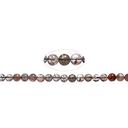 143620100520 Rang de collier boules, Cacoxénite, 06,0 - 06,5mm (39cm) | Marco Schreier